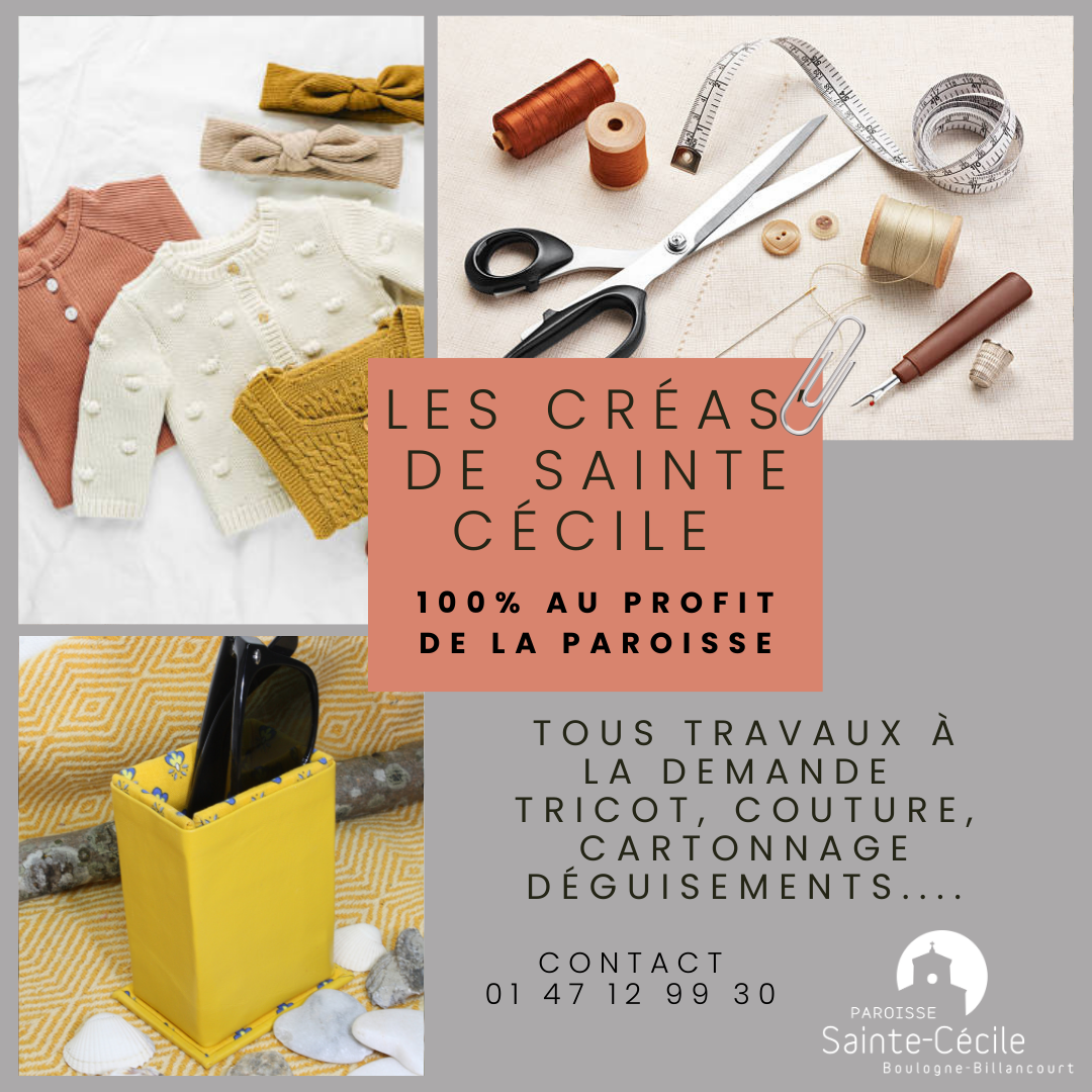 Vente des créas de Ste Cécile