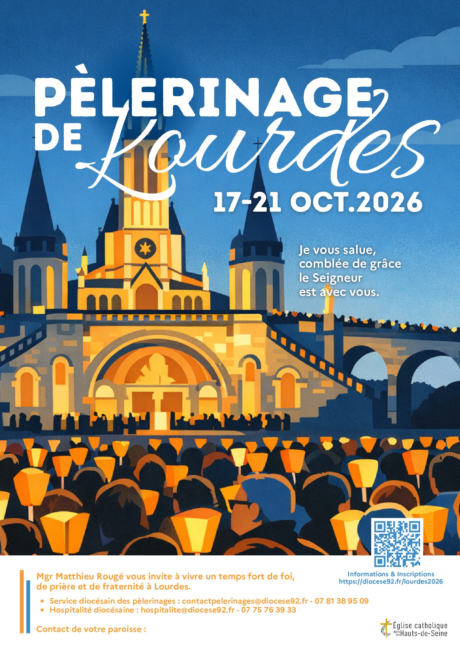 Pèlerinage diocésain à Lourdes